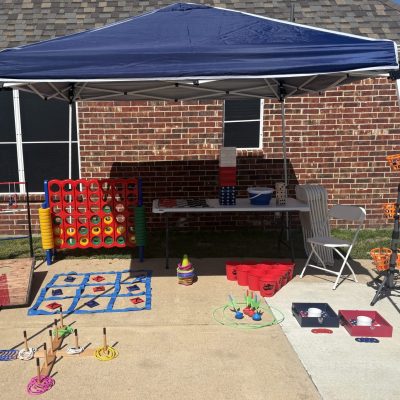 10x10 pop-up canopy-blue