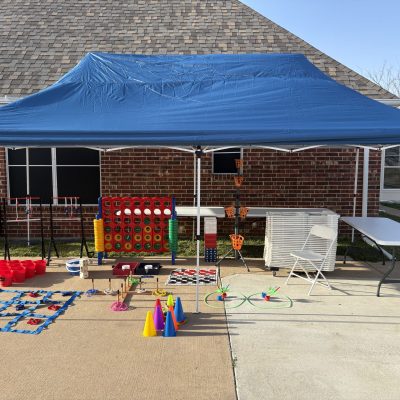 10x20 pop-up canopy-blue